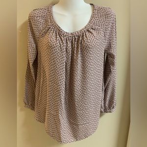 Lark & Ro gathered blouse- size 2